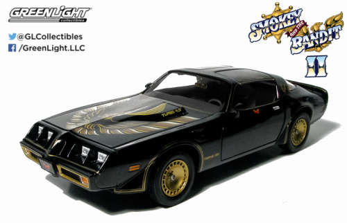 Pontiac F/Bird T/Am '80  Smokey & The Bandit  Die Cast  Model    1/18  GREENLIGHT  Gteed-In Stock